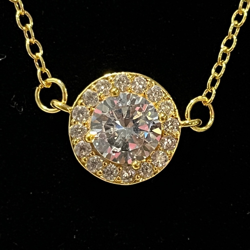 Swarovski Crystal Gold Tone Necklace